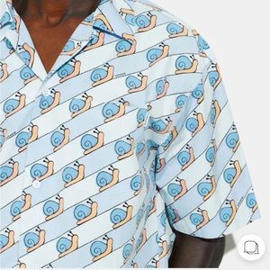 Coach Men’s  Snail Camp T Shirt In Organic Cotton XS